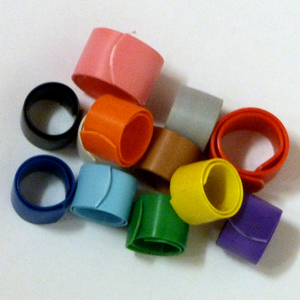 AvianID - Plastic Flatband Split Rings