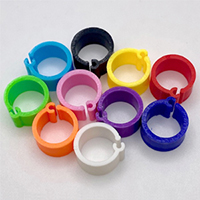 AvianID - Plastic Striped Split Rings